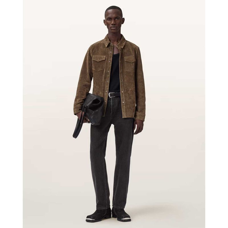 AllSaints Sully Suede Shirt image number 3